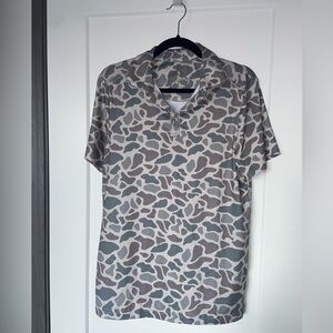 Burlebo Performance Polo in Deer Camo